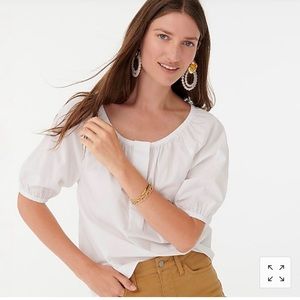 NWT Swingy J. Crew Poplin Top